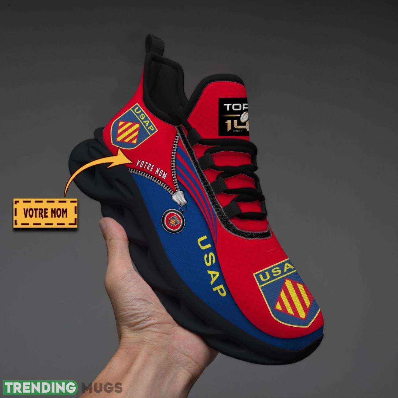 USA Perpignan Custom Name Max Soul Sneakers Running Lover Gift Men And Women Shoes Max Soul USA Perpignan Custom Name Max Soul Sneakers Running Lover Gift Men And Women Shoes Max Soul