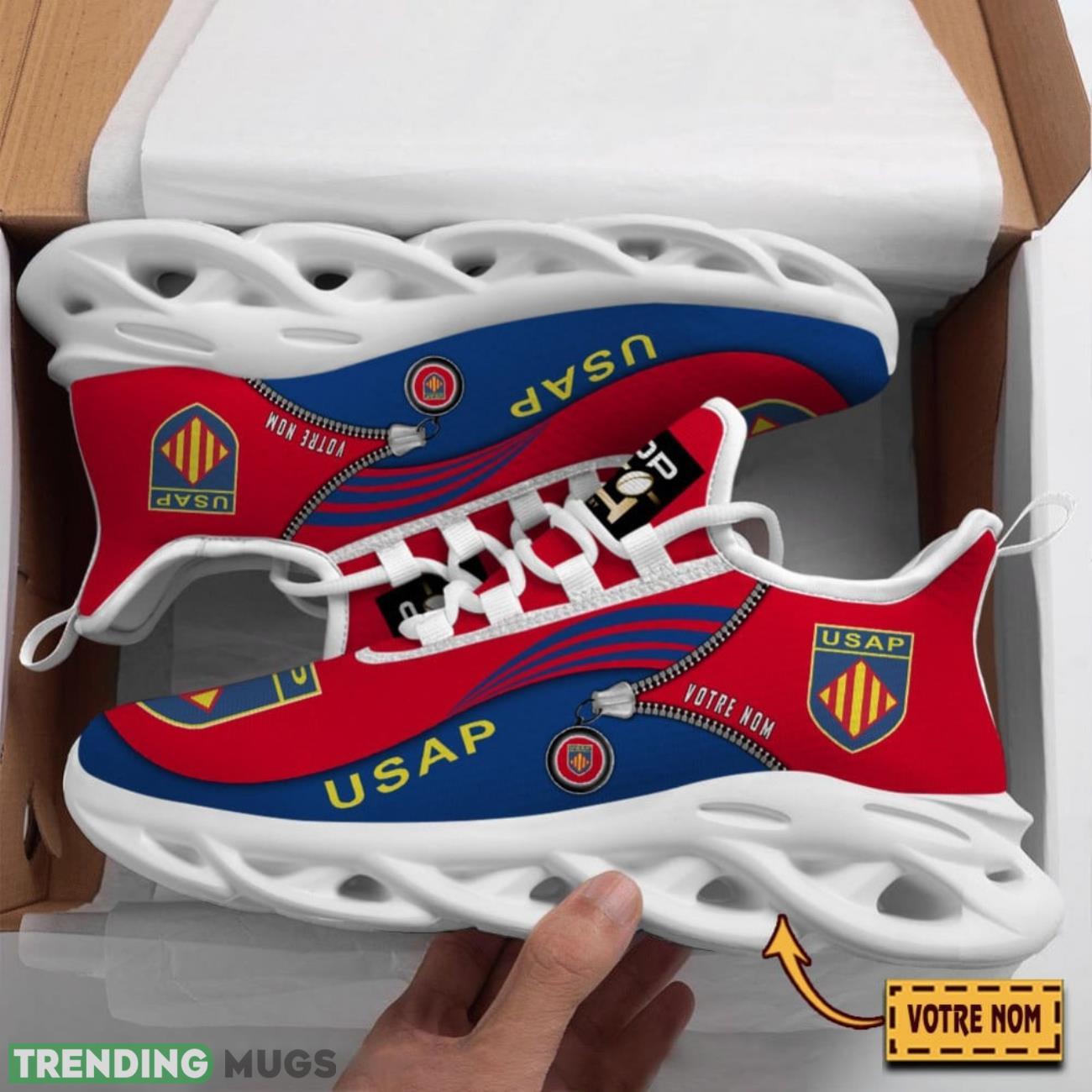 USA Perpignan Custom Name Max Soul Sneakers Running Lover Gift Men And Women Shoes Product Photo 1 USA Perpignan Custom Name Max Soul Sneakers Running Lover Gift Men And Women Shoes Product Photo 1