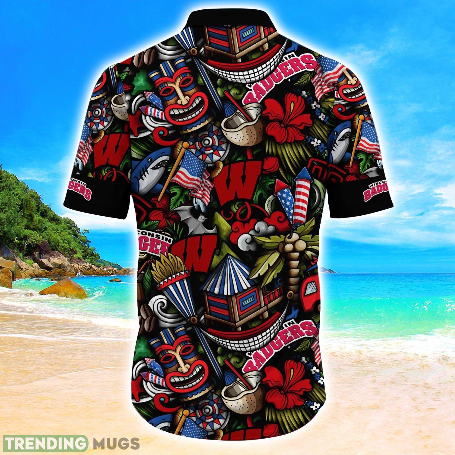 Wisconsin Badgers NCAA1 Flower Hawaii Shirt Aloha Funny Pattern Summer Shirts Hawaiian Shirt Wisconsin Badgers NCAA1 Flower Hawaii Shirt Aloha Funny Pattern Summer Shirts Hawaiian Shirt