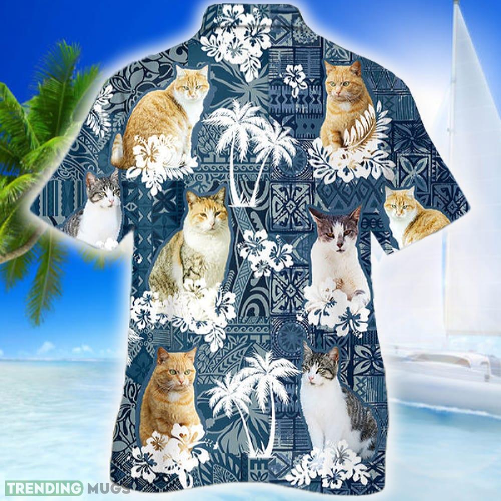 Aegean Hawaiian Shirt Cat Lover Summer Gift For Men Women Beach Hawaiian Shirt Aegean Hawaiian Shirt Cat Lover Summer Gift For Men Women Beach Hawaiian Shirt