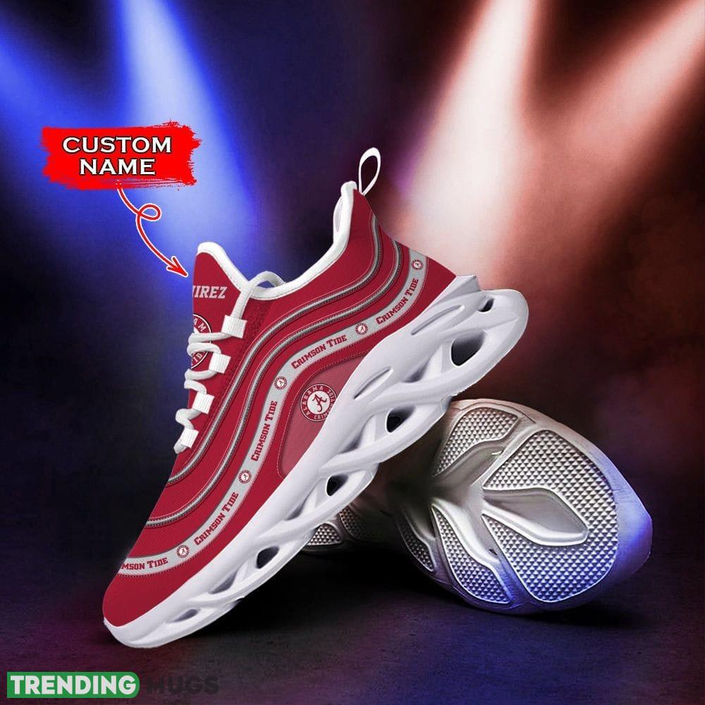 Alabama Crimson Tide Lineitem Beach Custom Name Max Soul Sneakers Luxury NCAA Shoes For Men Women Gift For Fans Hawaiian Shirt Alabama Crimson Tide Lineitem Beach Custom Name Max Soul Sneakers Luxury NCAA Shoes For Men Women Gift For Fans Hawaiian Shirt