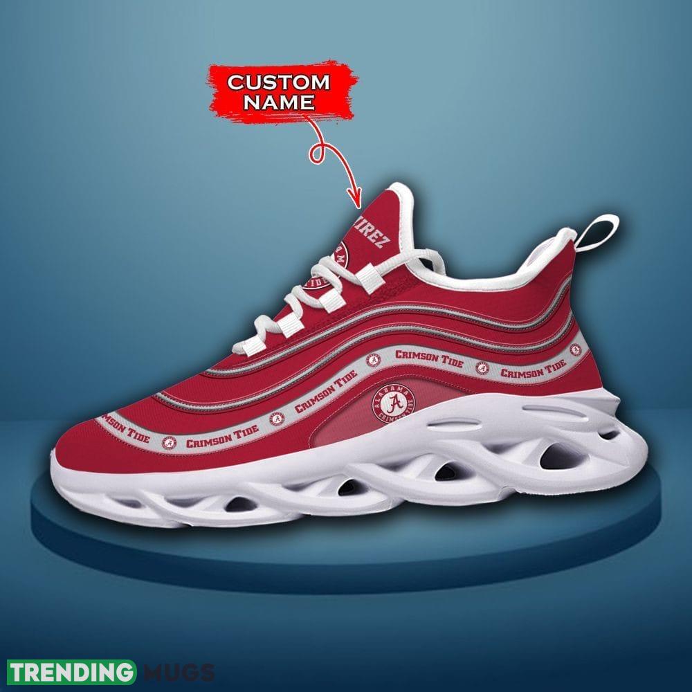 Alabama Crimson Tide Lineitem Beach Custom Name Max Soul Sneakers Luxury NCAA Shoes For Men Women Gift For Fans - Alabama Crimson Tide Lineitem Sneakers Luxury NCAA_1 Alabama Crimson Tide Lineitem Beach Custom Name Max Soul Sneakers Luxury NCAA Shoes For Men Women Gift For Fans - Alabama Crimson Tide Lineitem Sneakers Luxury NCAA_1