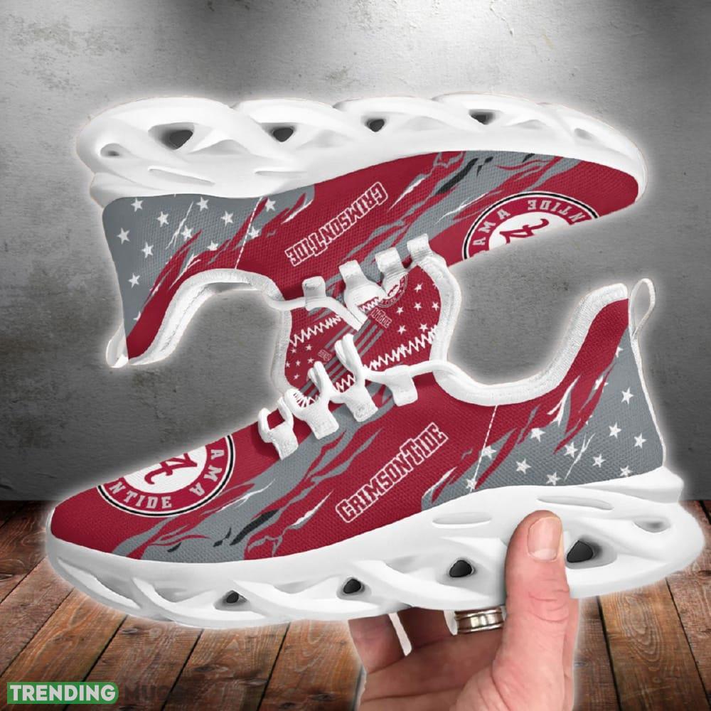 Alabama Crimson Tide Stars and Stripes Edgy Chunky Shoes New Max Soul Sneakers Men Gift Max Soul Alabama Crimson Tide Stars and Stripes Edgy Chunky Shoes New Max Soul Sneakers Men Gift Max Soul