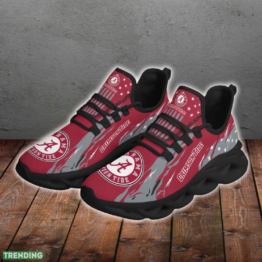 Alabama Crimson Tide Stars and Stripes Edgy Chunky Shoes New Max Soul Sneakers Men Gift Max Soul Alabama Crimson Tide Stars and Stripes Edgy Chunky Shoes New Max Soul Sneakers Men Gift Max Soul