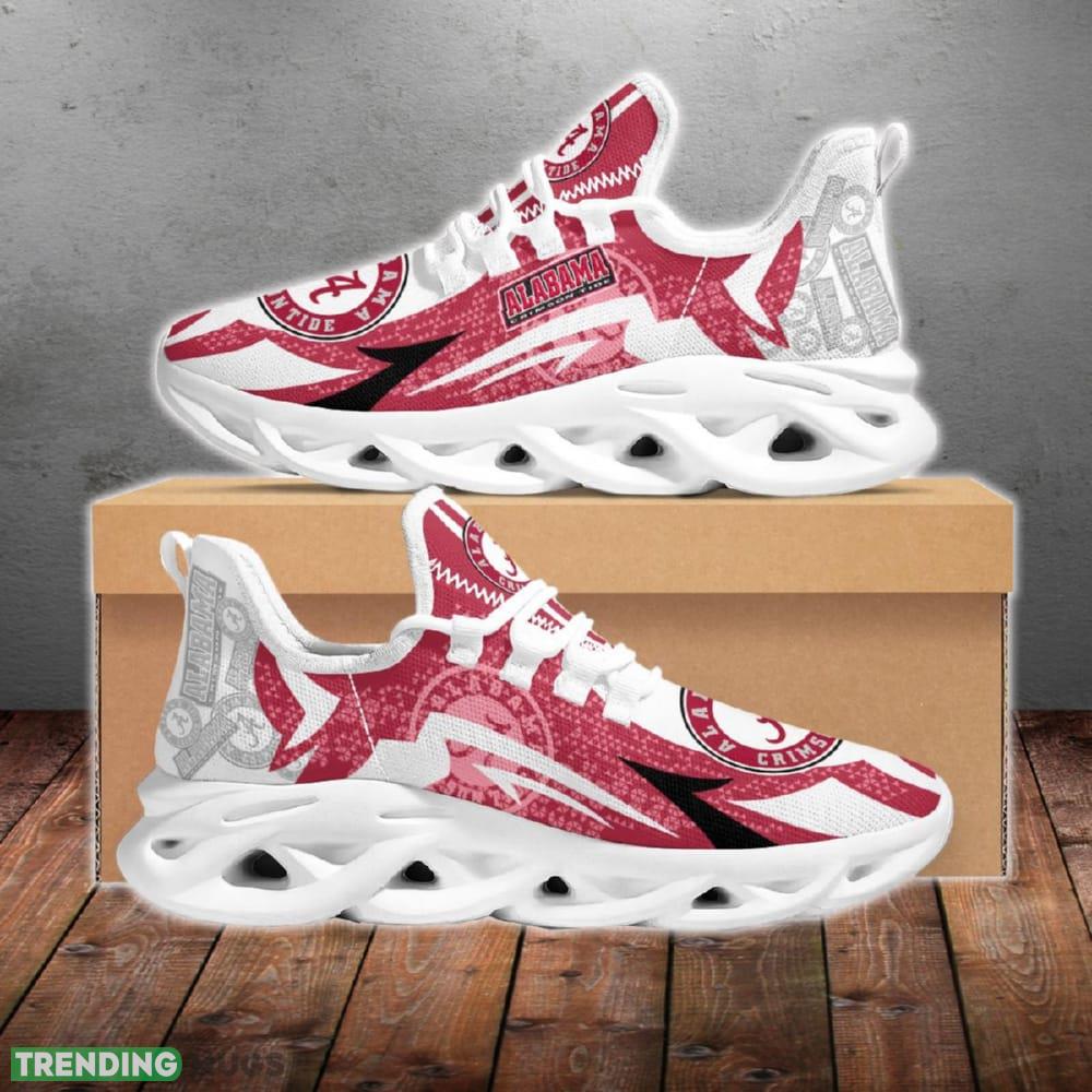 Alabama Crimson Tide Symbol Geometric Fresh Chunky Shoes New Max Soul Sneakers Men Gift - Alabama Crimson Tide Symbol Geometric Pattern Max Soul Shoes_1