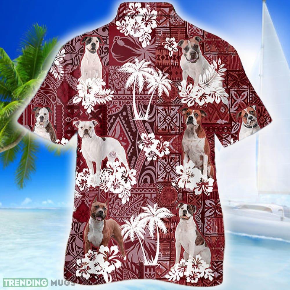 American Bulldog Hawaiian Shirt Dog Lover Summer Gift For Men Women Beach Hawaiian Shirt American Bulldog Hawaiian Shirt Dog Lover Summer Gift For Men Women Beach Hawaiian Shirt