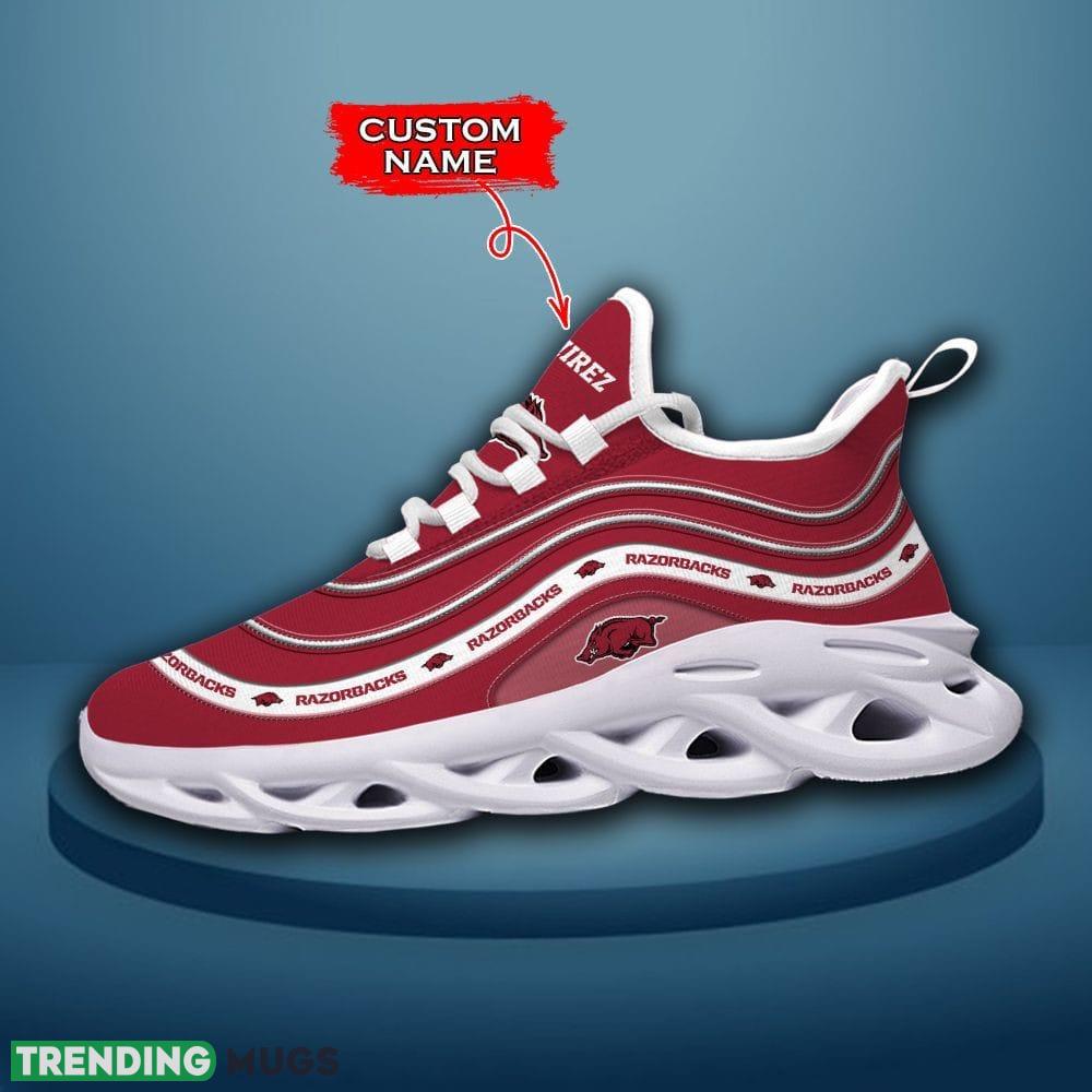 Arkansas Razorbacks Lineitem Luau Custom Name Max Soul Sneakers Luxury NCAA Shoes For Men Women Gift For Fans - Arkansas Razorbacks Lineitem Sneakers Luxury NCAA_1 Arkansas Razorbacks Lineitem Luau Custom Name Max Soul Sneakers Luxury NCAA Shoes For Men Women Gift For Fans - Arkansas Razorbacks Lineitem Sneakers Luxury NCAA_1