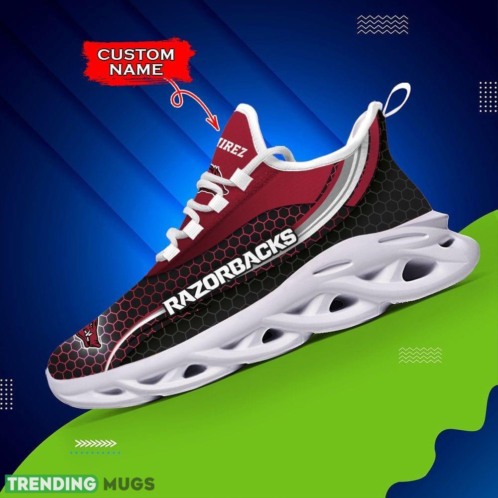 Arkansas Razorbacks Resort Custom Name Max Soul Sneakers Luxury NCAA Clunky For Men Women Gift For Fans Hawaiian Shirt Arkansas Razorbacks Resort Custom Name Max Soul Sneakers Luxury NCAA Clunky For Men Women Gift For Fans Hawaiian Shirt