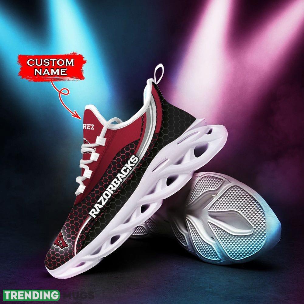 Arkansas Razorbacks Resort Custom Name Max Soul Sneakers Luxury NCAA Clunky For Men Women Gift For Fans Hawaiian Shirt Arkansas Razorbacks Resort Custom Name Max Soul Sneakers Luxury NCAA Clunky For Men Women Gift For Fans Hawaiian Shirt