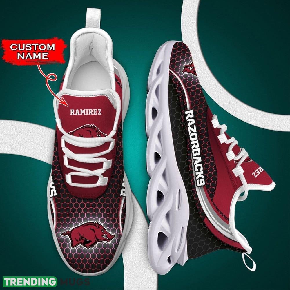 Arkansas Razorbacks Resort Custom Name Max Soul Sneakers Luxury NCAA Clunky For Men Women Gift For Fans - Arkansas Razorbacks Max Soul Shoes Luxury NCAA_1 Arkansas Razorbacks Resort Custom Name Max Soul Sneakers Luxury NCAA Clunky For Men Women Gift For Fans - Arkansas Razorbacks Max Soul Shoes Luxury NCAA_1