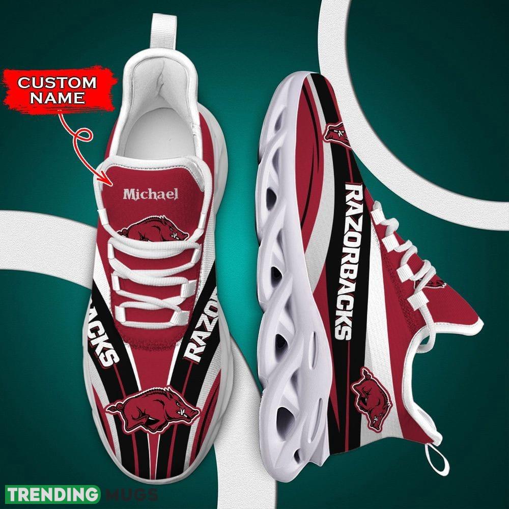 Arkansas Razorbacks Surf Custom Name Max Soul Sneakers Luxury NCAA Clunky For Men Women Gift For Fans - Arkansas Razorbacks Max Soul Shoes Luxury NCAA_1 Arkansas Razorbacks Surf Custom Name Max Soul Sneakers Luxury NCAA Clunky For Men Women Gift For Fans - Arkansas Razorbacks Max Soul Shoes Luxury NCAA_1