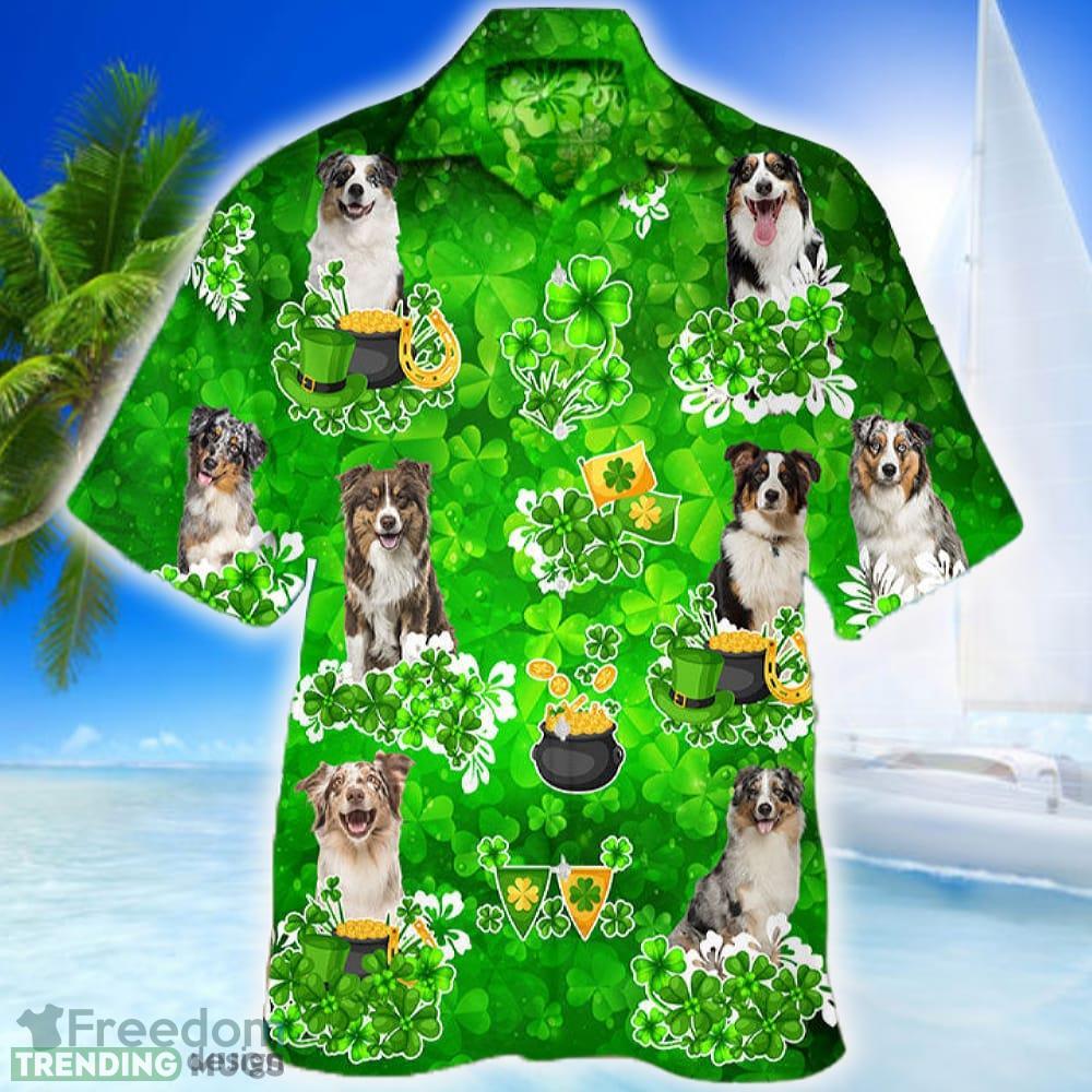Australian Shepherd Happy St.patrick 3D Hawaiian Shirt Animals Lover Gift Beach - Australian Shepherd Happy St.patrick 3D Hawaiian Shirt Animals Lover Gift_1 Australian Shepherd Happy St.patrick 3D Hawaiian Shirt Animals Lover Gift Beach - Australian Shepherd Happy St.patrick 3D Hawaiian Shirt Animals Lover Gift_1
