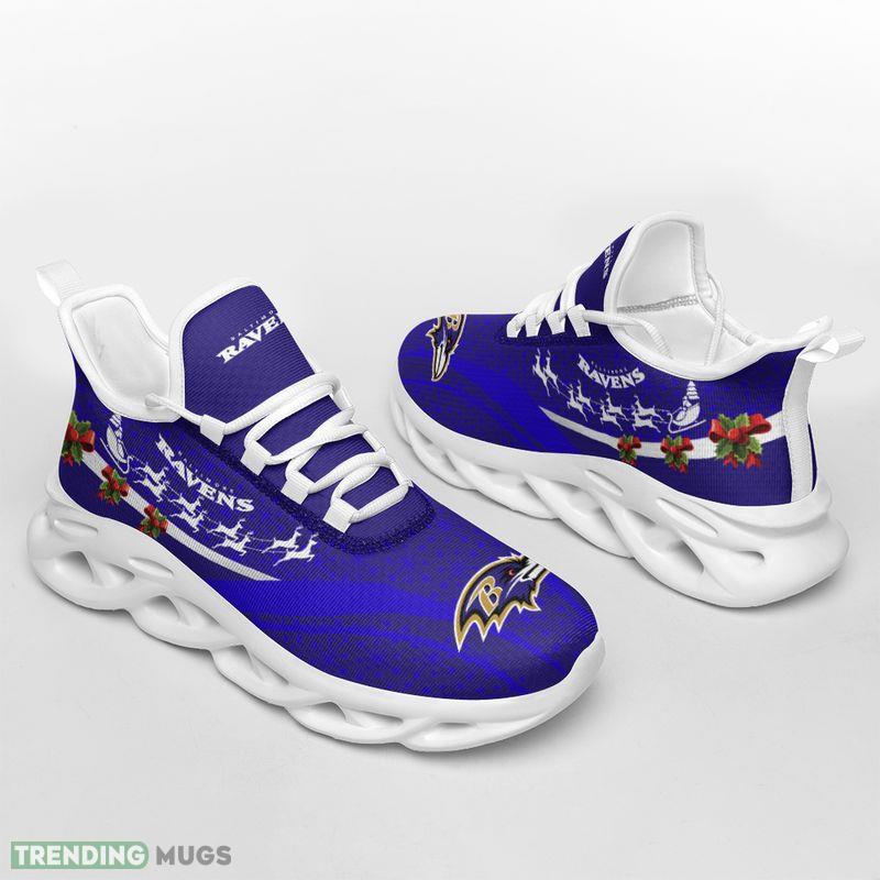 Baltimore Ravens Christmas Pattern Max Soul Shoes Accentuate Running Sneakers - Baltimore Ravens Christmas Pattern Max Soul Shoes_1 Baltimore Ravens Christmas Pattern Max Soul Shoes Accentuate Running Sneakers - Baltimore Ravens Christmas Pattern Max Soul Shoes_1