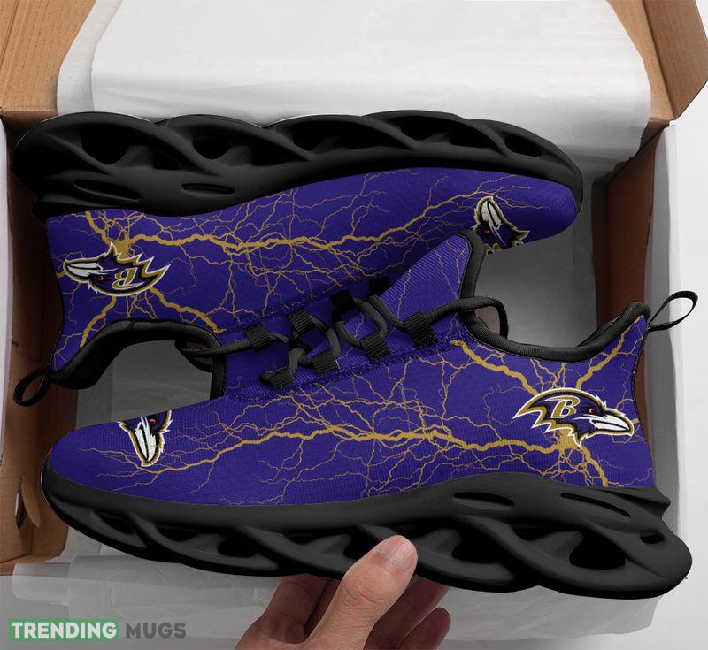 Baltimore Ravens Lightning Pattern Max Soul Shoes Evoke Sport Sneakers Max Soul Baltimore Ravens Lightning Pattern Max Soul Shoes Evoke Sport Sneakers Max Soul