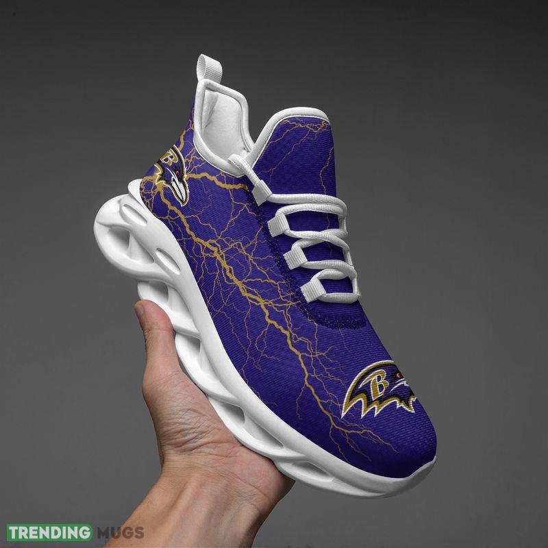 Baltimore Ravens Lightning Pattern Max Soul Shoes Evoke Sport Sneakers Max Soul Baltimore Ravens Lightning Pattern Max Soul Shoes Evoke Sport Sneakers Max Soul