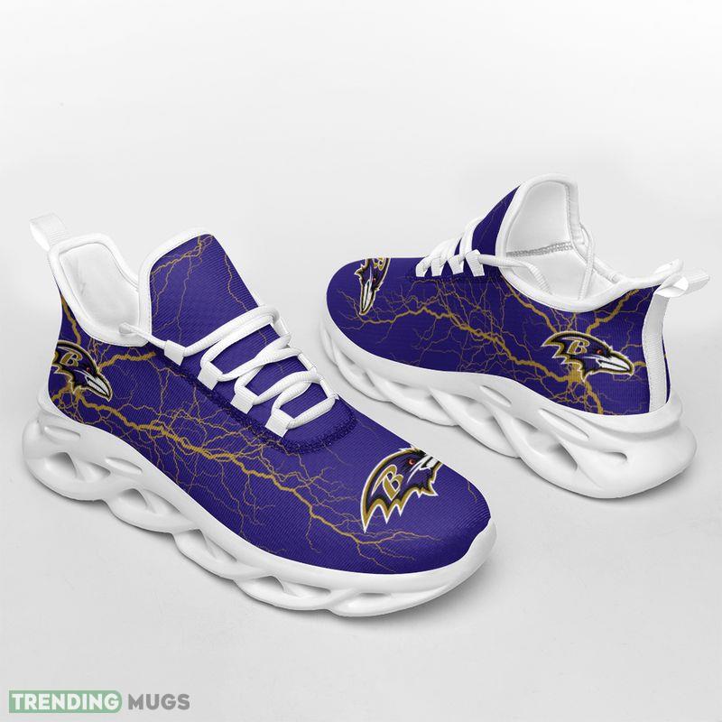 Baltimore Ravens Lightning Pattern Max Soul Shoes Evoke Sport Sneakers Max Soul Baltimore Ravens Lightning Pattern Max Soul Shoes Evoke Sport Sneakers Max Soul