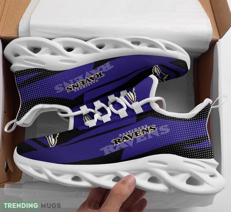 Baltimore Ravens Max Soul Shoes Bold Running Sneakers Max Soul Baltimore Ravens Max Soul Shoes Bold Running Sneakers Max Soul