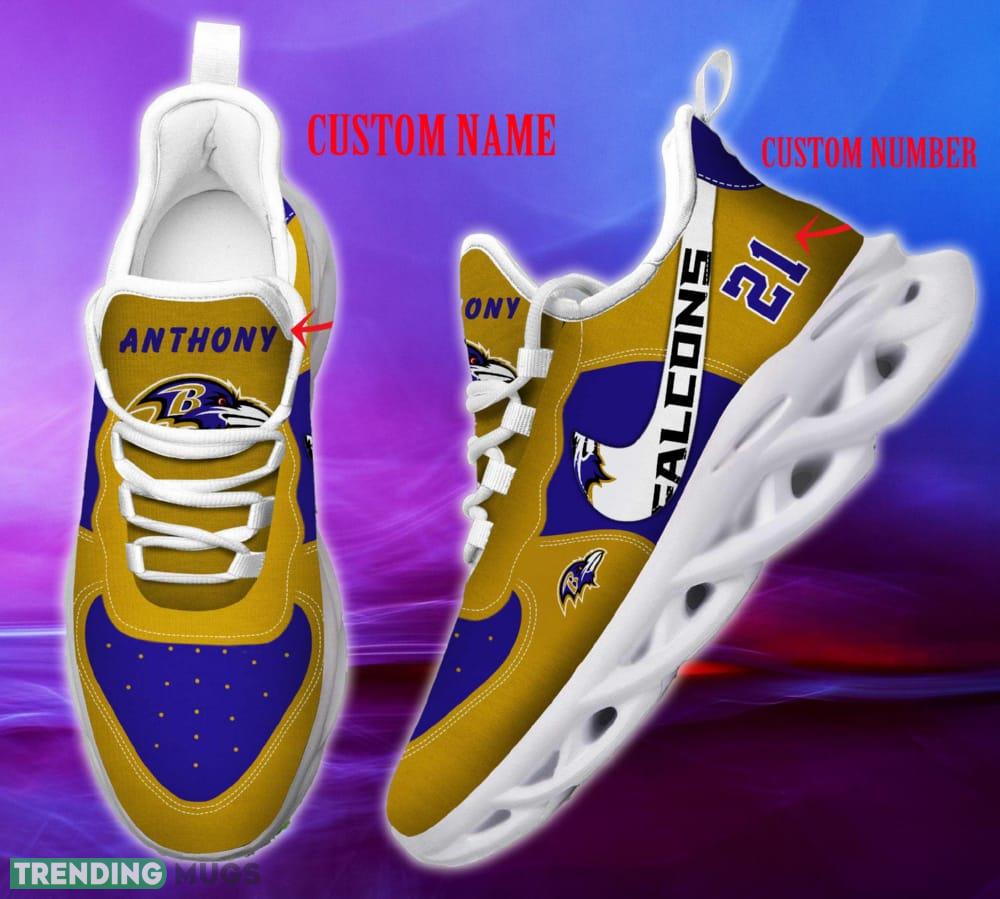 Baltimore Ravens NFL Clunky Shoes Custom Number And Name Max Soul Sneakers - Baltimore Ravens NFL Clunky Shoes _1 Baltimore Ravens NFL Clunky Shoes Custom Number And Name Max Soul Sneakers - Baltimore Ravens NFL Clunky Shoes _1