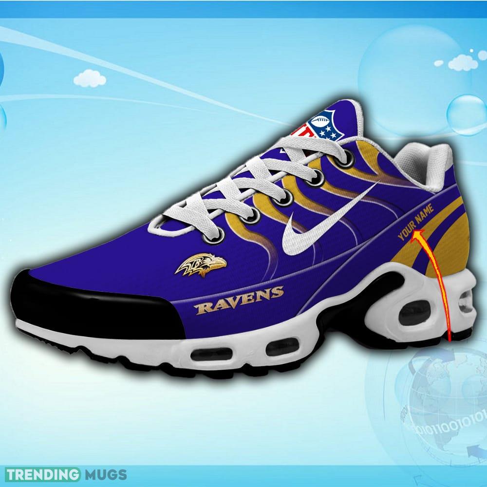 Baltimore Ravens NFL Teams Custom Name Air Cushion Sports Shoes Gift For Fans - Baltimore Ravens Air Cushion Sports Shoes Photo 1 Baltimore Ravens NFL Teams Custom Name Air Cushion Sports Shoes Gift For Fans - Baltimore Ravens Air Cushion Sports Shoes Photo 1