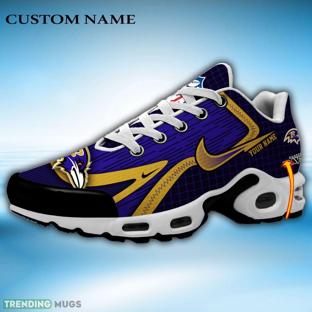 Baltimore Ravens NFL Teams Custom Name Air Cushion Sports Shoes New Version Gift Sneakers - Baltimore Ravens NFL Teams Custom Name Air Cushion Shoes_1 Baltimore Ravens NFL Teams Custom Name Air Cushion Sports Shoes New Version Gift Sneakers - Baltimore Ravens NFL Teams Custom Name Air Cushion Shoes_1