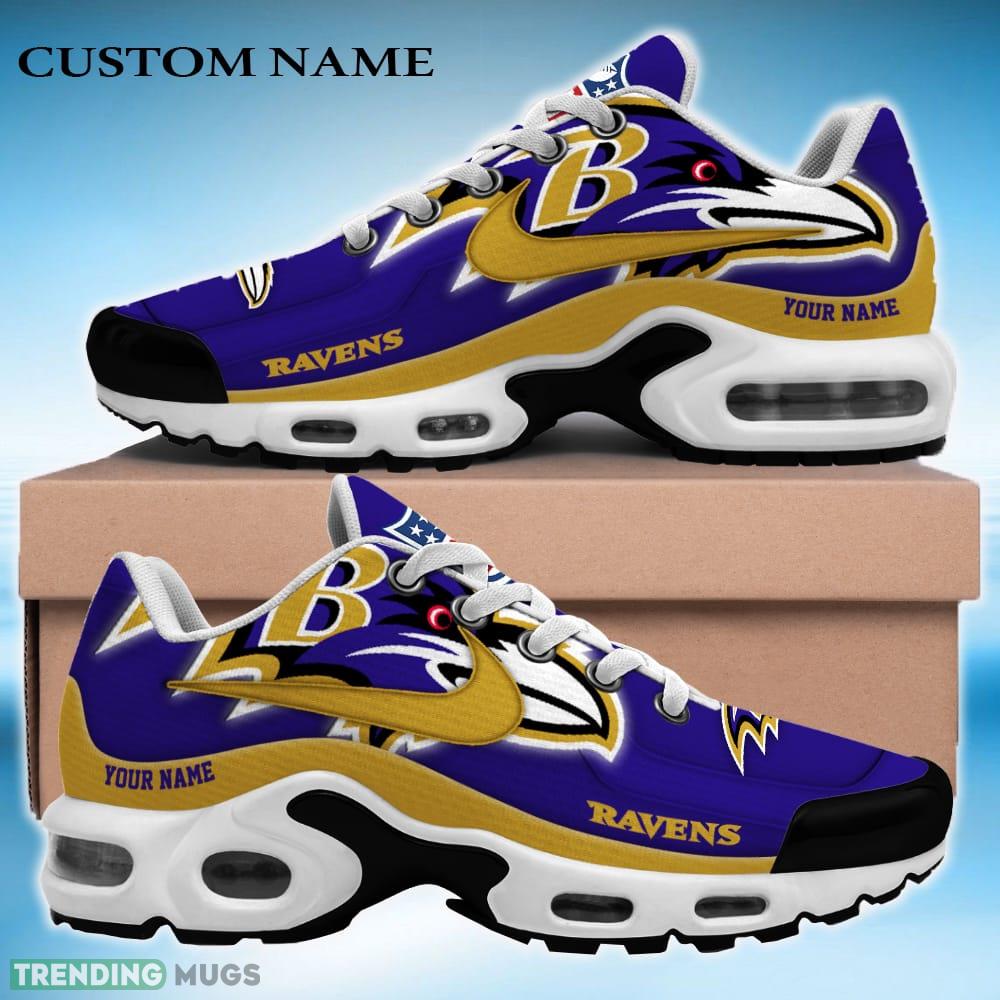 Baltimore Ravens NFL Teams Personalized Air Cushion Sports Shoes New Version Gift Sneakers Running Shoes Baltimore Ravens NFL Teams Personalized Air Cushion Sports Shoes New Version Gift Sneakers Running Shoes