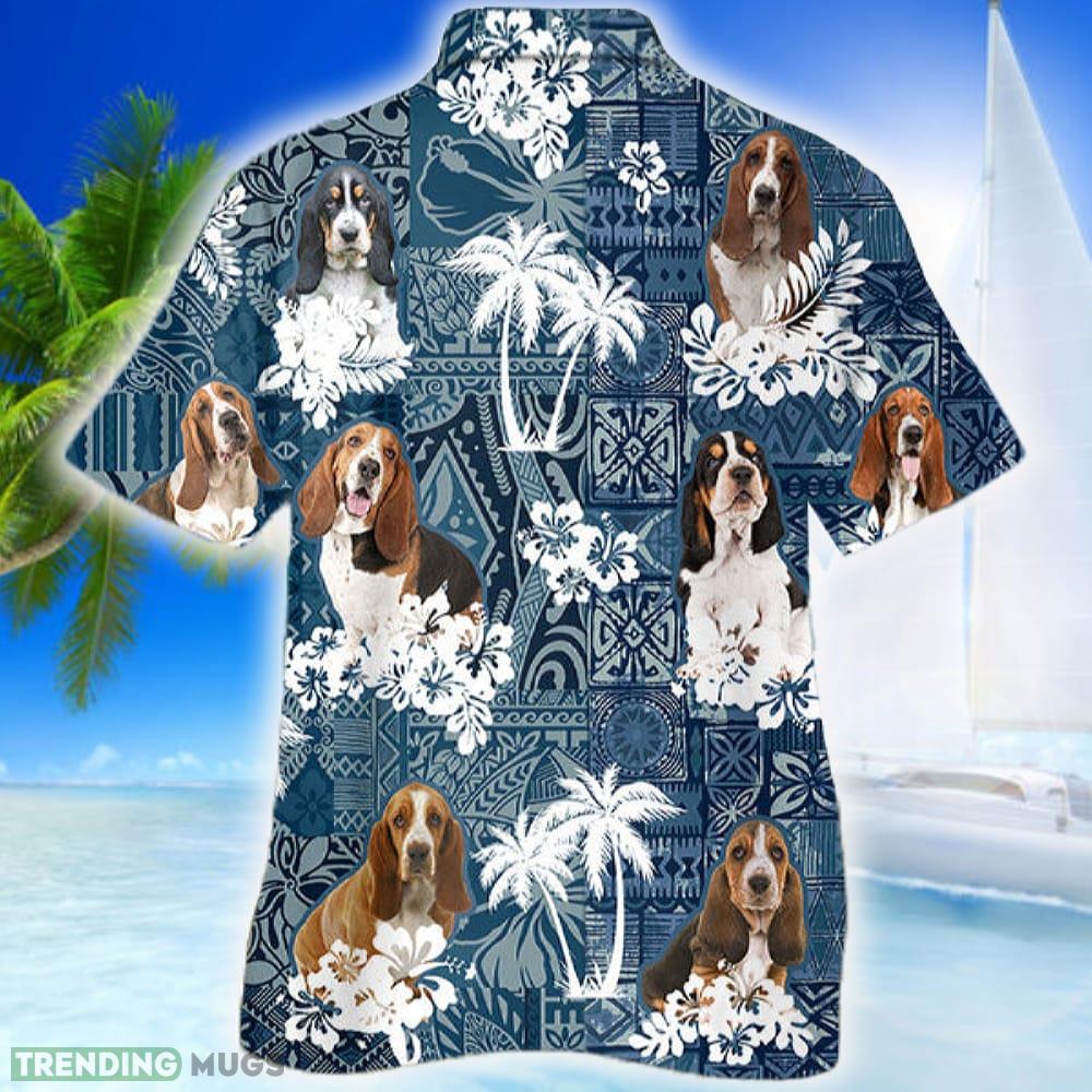 Basset Hound Hawaiian Shirt Dog Lover Summer Gift Beach Hawaiian Shirt Basset Hound Hawaiian Shirt Dog Lover Summer Gift Beach Hawaiian Shirt