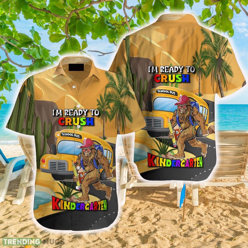 Bigfoot I'm Ready To Crush Kindergarten Tropical Yellow Hawaiian Shirt Aloha Casual Shirt For Men And Women Hawaiian Shirt Bigfoot I'm Ready To Crush Kindergarten Tropical Yellow Hawaiian Shirt Aloha Casual Shirt For Men And Women - Bigfoot I'm Ready To Crush Kindergarten Tropical Yellow Hawaiian Shirt Aloha Casual Shirt For Men And Women