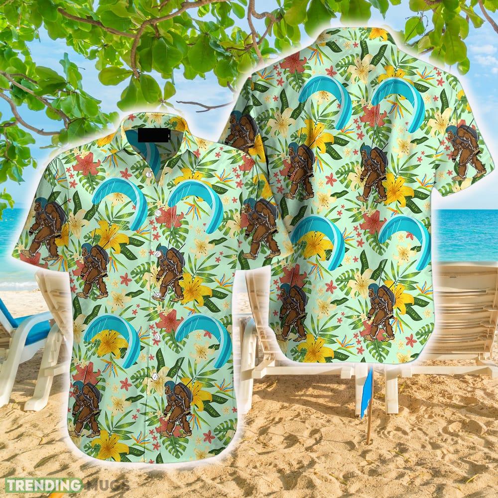 Bigfoot Skydiving Tropical Floral Hawaiian Shirt Aloha Casual Shirt For Men And Women - Bigfoot Skydiving Tropical Floral Hawaiian Shirt Aloha Casual Shirt For Men And Women Bigfoot Skydiving Tropical Floral Hawaiian Shirt Aloha Casual Shirt For Men And Women - Bigfoot Skydiving Tropical Floral Hawaiian Shirt Aloha Casual Shirt For Men And Women