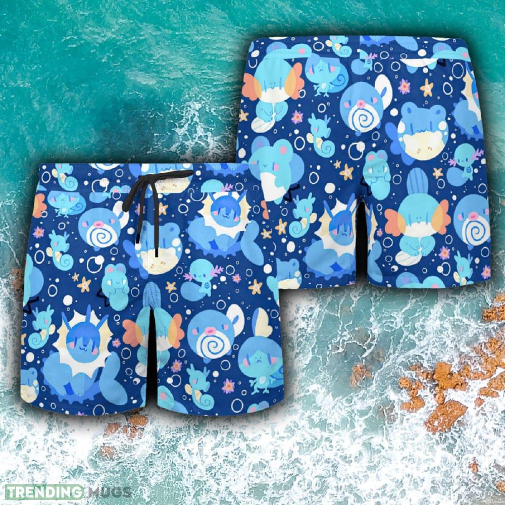 Blue Water Pokemon Stylish Beach Hawaiian Shirt And Short Combo For Men And Women Hawaiian & Short Blue Water Pokemon Stylish Beach Hawaiian Shirt And Short Combo For Men And Women Hawaiian & Short
