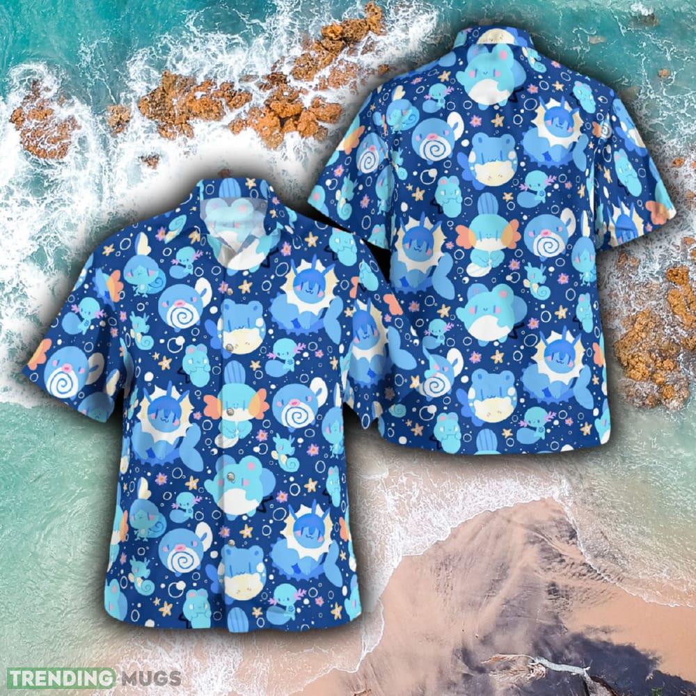 Blue Water Pokemon Stylish Beach Hawaiian Shirt And Short Combo For Men And Women - Blue Water Pokemon Hawaiian Shirt_1 Blue Water Pokemon Stylish Beach Hawaiian Shirt And Short Combo For Men And Women - Blue Water Pokemon Hawaiian Shirt_1