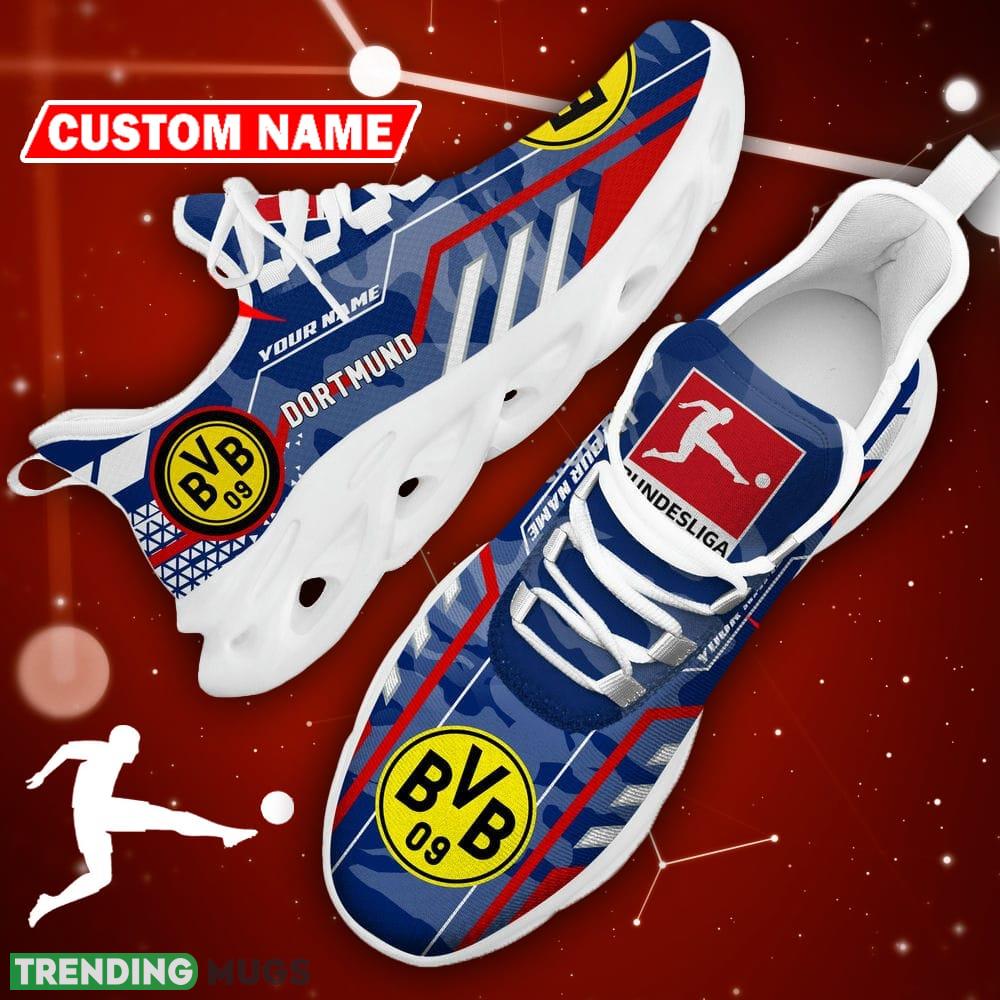 Borussia Dortmund Logo Running Sneakers Camo Blue Max Soul Shoes Custom Name - Borussia Dortmund Logo Camo Chunky Sneakers Triangle Pattern Max Soul Shoes Photo 17 Borussia Dortmund Logo Running Sneakers Camo Blue Max Soul Shoes Custom Name - Borussia Dortmund Logo Camo Chunky Sneakers Triangle Pattern Max Soul Shoes Photo 17