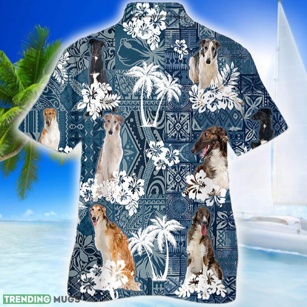 Borzoi Hawaiian Shirt Dog Lover Summer Gift Beach Hawaiian Shirt Borzoi Hawaiian Shirt Dog Lover Summer Gift Beach Hawaiian Shirt