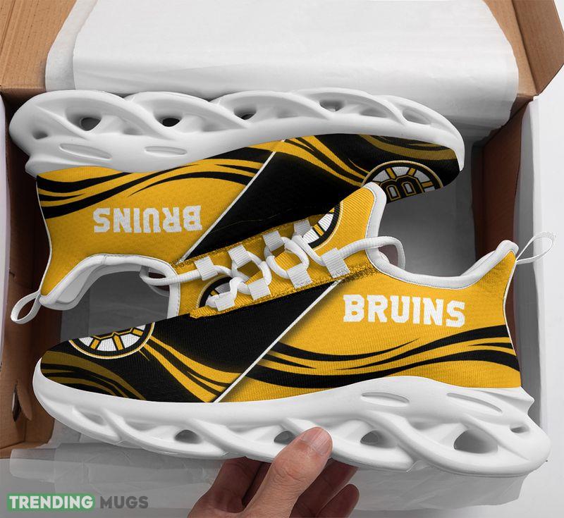 Boston Bruins Max Soul Shoes Exclusive Sport Sneakers - Boston Bruins Max Soul Shoes_1 Boston Bruins Max Soul Shoes Exclusive Sport Sneakers - Boston Bruins Max Soul Shoes_1