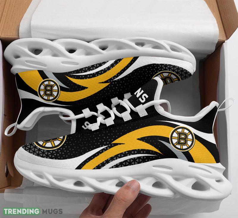 Boston Bruins Triangle Abstract Pattern Max Soul Shoes Edgy Running Sneakers - Boston Bruins Triangle Abstract Pattern Max Soul Shoes_1 Boston Bruins Triangle Abstract Pattern Max Soul Shoes Edgy Running Sneakers - Boston Bruins Triangle Abstract Pattern Max Soul Shoes_1