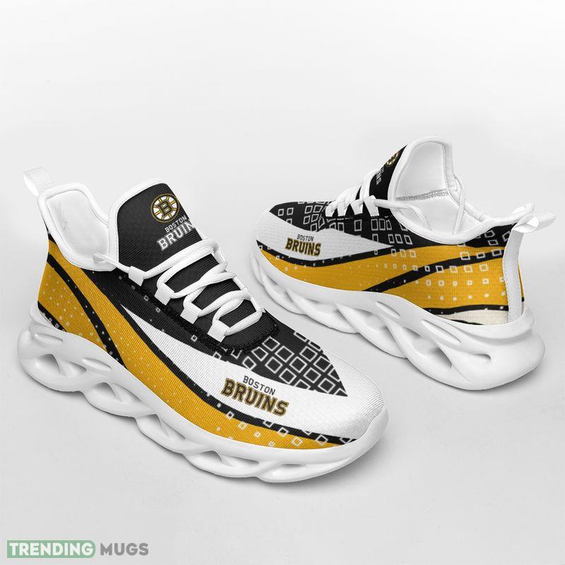 Boston Bruins Wavy Pattern Print Max Soul Shoes Distinctive Chunky Sneakers - Boston Bruins Wavy Pattern Print Max Soul Shoes_1 Boston Bruins Wavy Pattern Print Max Soul Shoes Distinctive Chunky Sneakers - Boston Bruins Wavy Pattern Print Max Soul Shoes_1