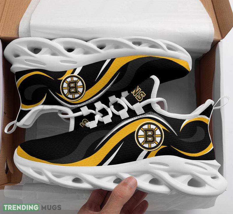 Boston Bruins Wavy Style Max Soul Shoes Aesthetic Running Sneakers - Boston Bruins Wavy Style Max Soul Shoes_1 Boston Bruins Wavy Style Max Soul Shoes Aesthetic Running Sneakers - Boston Bruins Wavy Style Max Soul Shoes_1