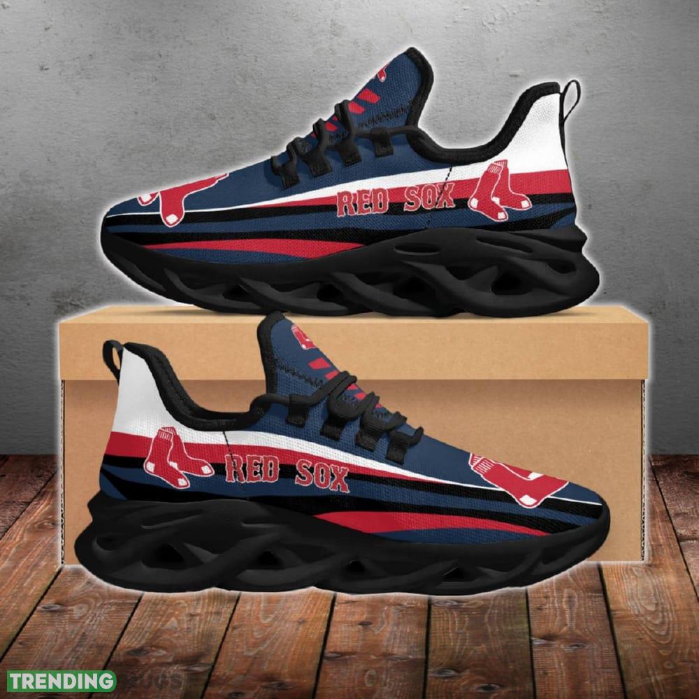 Boston Red Sox Footwear Chunky Shoes New Max Soul Sneakers Men Gift - Boston Red Sox Max Soul Running Shoes_1 Boston Red Sox Footwear Chunky Shoes New Max Soul Sneakers Men Gift - Boston Red Sox Max Soul Running Shoes_1