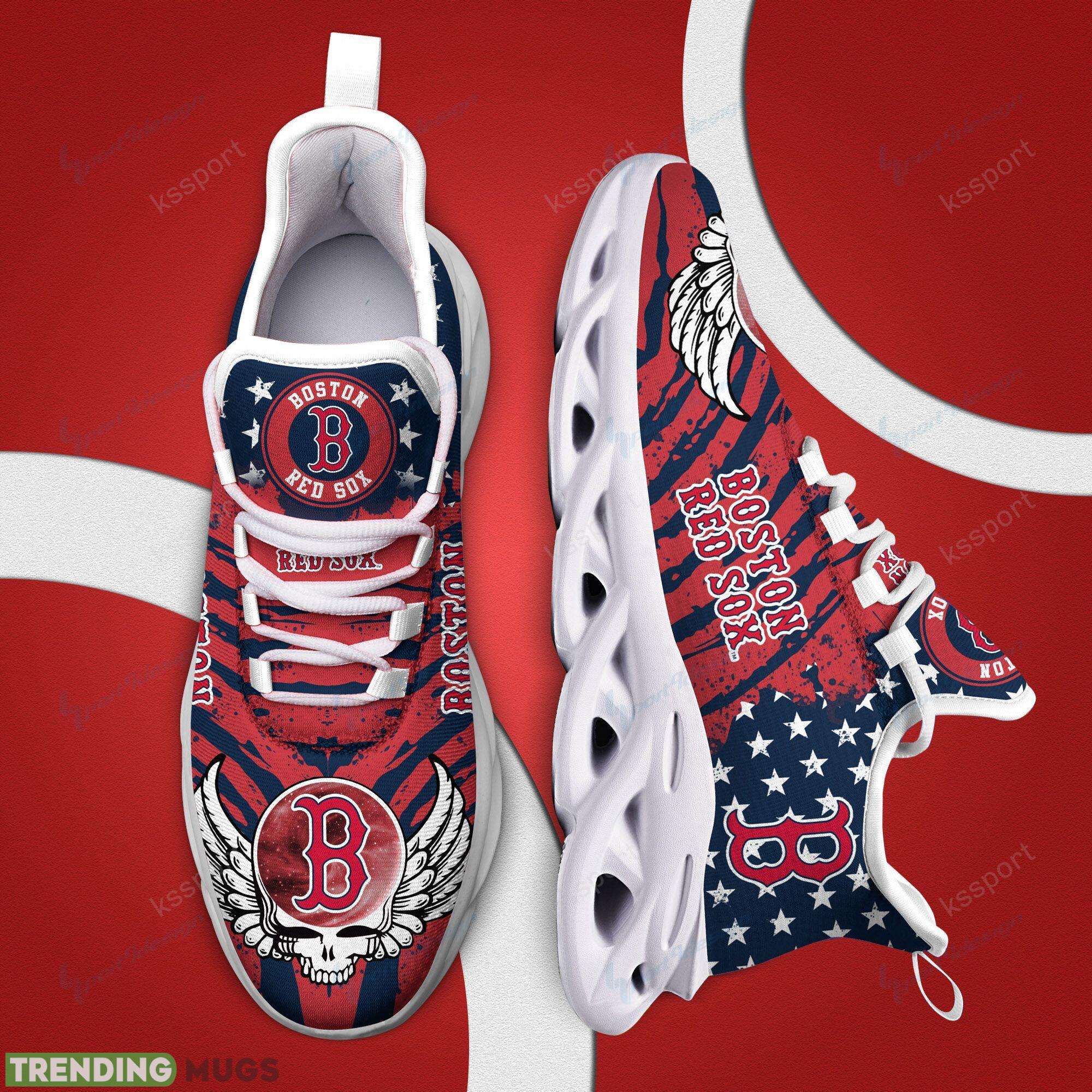 Boston Red Sox Men's Or Women's Max soul Shoes Athletic Sport Sneakers - Boston Red Sox Men's Or Women's Max soul Shoes_1 Boston Red Sox Men's Or Women's Max soul Shoes Athletic Sport Sneakers - Boston Red Sox Men's Or Women's Max soul Shoes_1