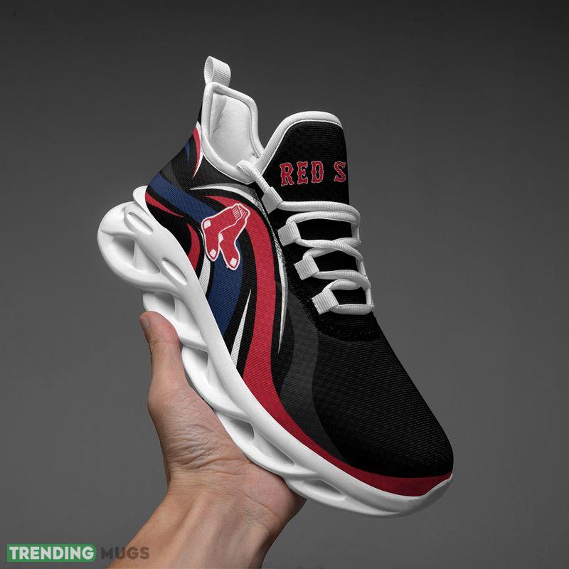 Boston Red Sox Wavy Style Max Soul Shoes Trendy Running Sneakers Max Soul Boston Red Sox Wavy Style Max Soul Shoes Trendy Running Sneakers Max Soul