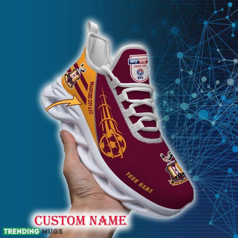 Bradford City Sports Shoes Custom Name Fans Gift Max Soul Sneakers New Ideas - Bradford City Chunky Sneakers Personalized_1 Bradford City Sports Shoes Custom Name Fans Gift Max Soul Sneakers New Ideas - Bradford City Chunky Sneakers Personalized_1