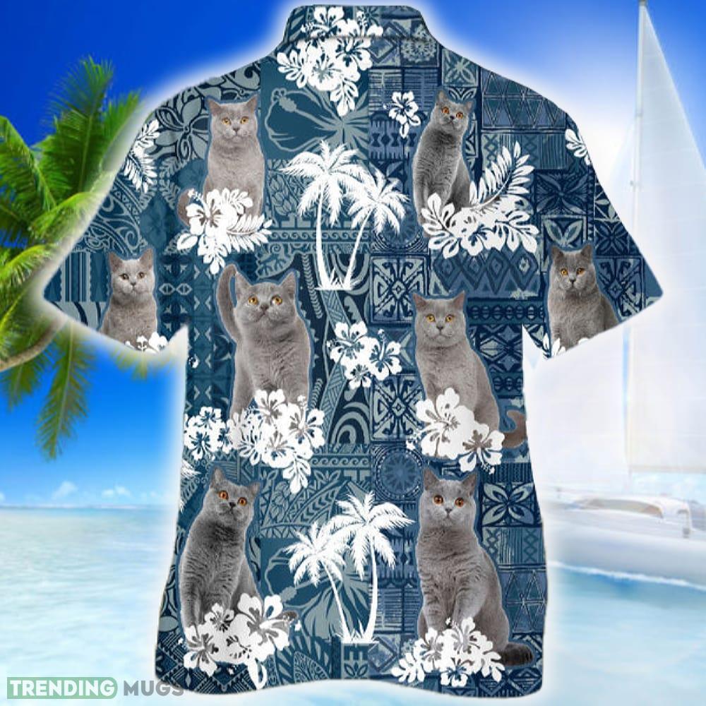 British Shorthair Hawaiian Shirt Cat Aloha Shirt For Men Women Beach Hawaiian Shirt British Shorthair Hawaiian Shirt Cat Aloha Shirt For Men Women Beach Hawaiian Shirt