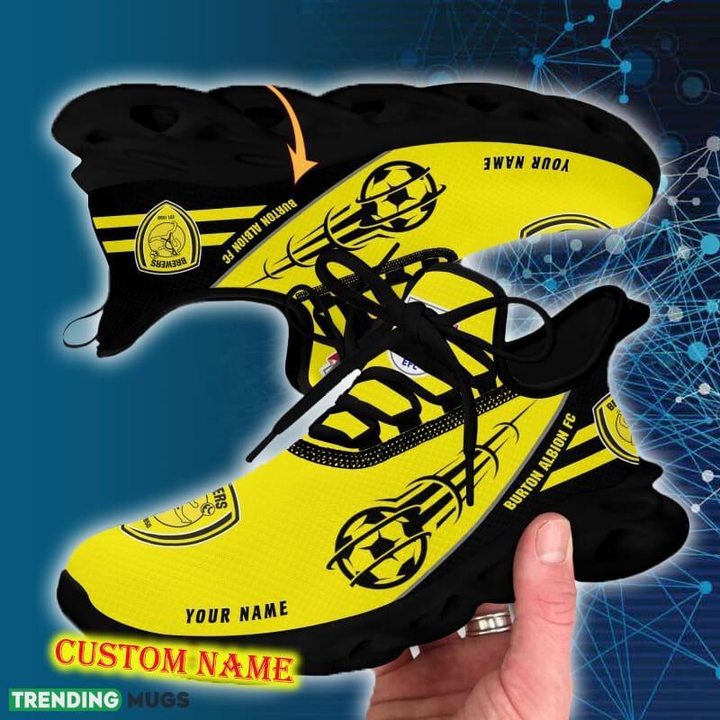 Burton Albion FC Sports Shoes Custom Name Fans Gift Max Soul Sneakers New Ideas Max Soul Burton Albion FC Sports Shoes Custom Name Fans Gift Max Soul Sneakers New Ideas Max Soul