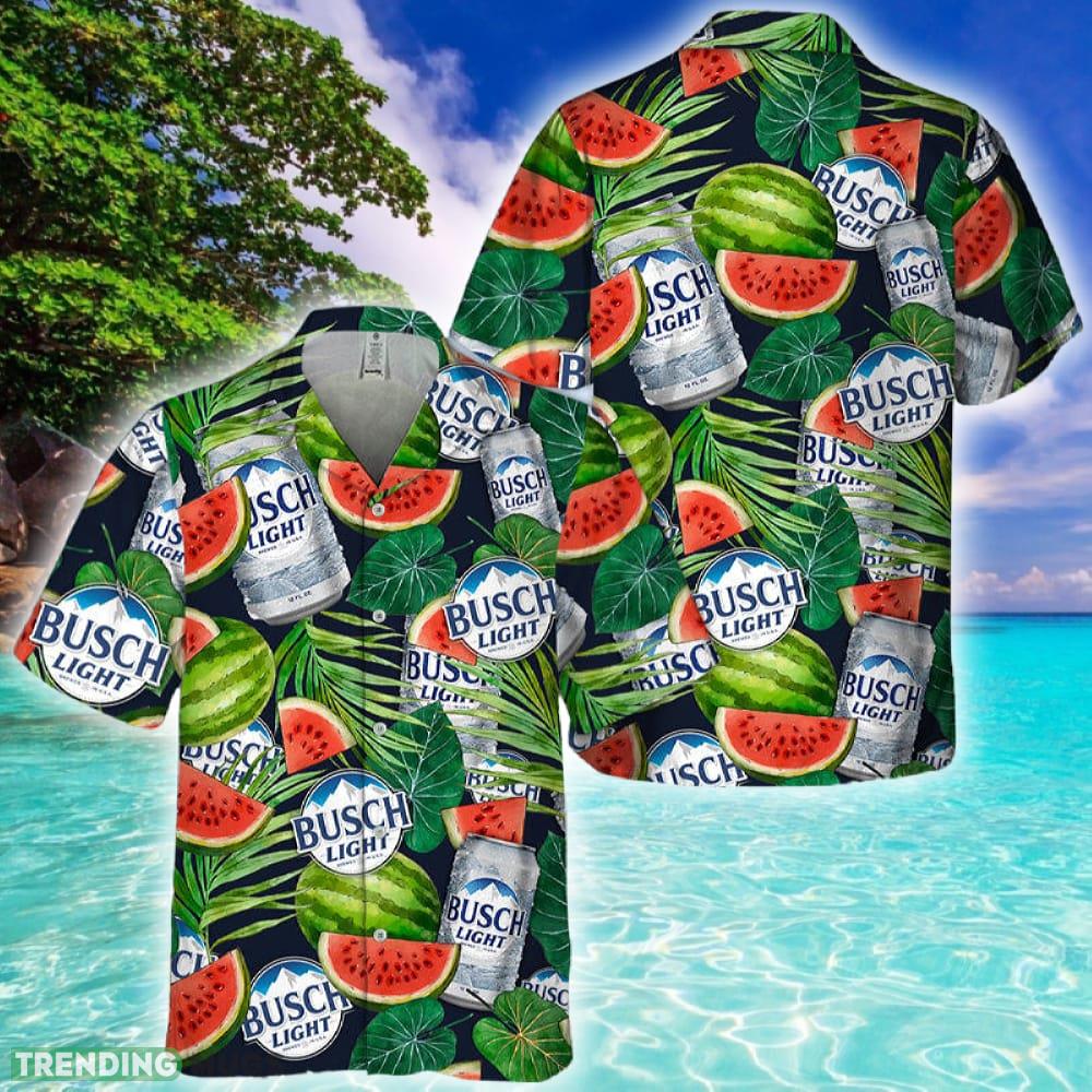 Busch Light Watermelon Hawaiian Shirt - Busch Light Watermelon Hawaiian Shirt Busch Light Watermelon Hawaiian Shirt - Busch Light Watermelon Hawaiian Shirt