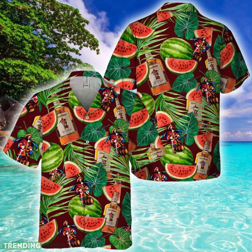 Captain Morgan Watermelon Hawaiian Shirt - Captain Morgan Watermelon Hawaiian Shirt Captain Morgan Watermelon Hawaiian Shirt - Captain Morgan Watermelon Hawaiian Shirt