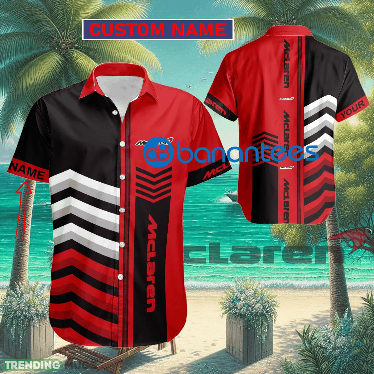 Car Racing McLaren Arrow Pattern Hawaiian Shirt New Custom Name Gift - Car Racing McLaren Arrow Pattern Hawaiian Shirt New Custom Name Gift Car Racing McLaren Arrow Pattern Hawaiian Shirt New Custom Name Gift - Car Racing McLaren Arrow Pattern Hawaiian Shirt New Custom Name Gift