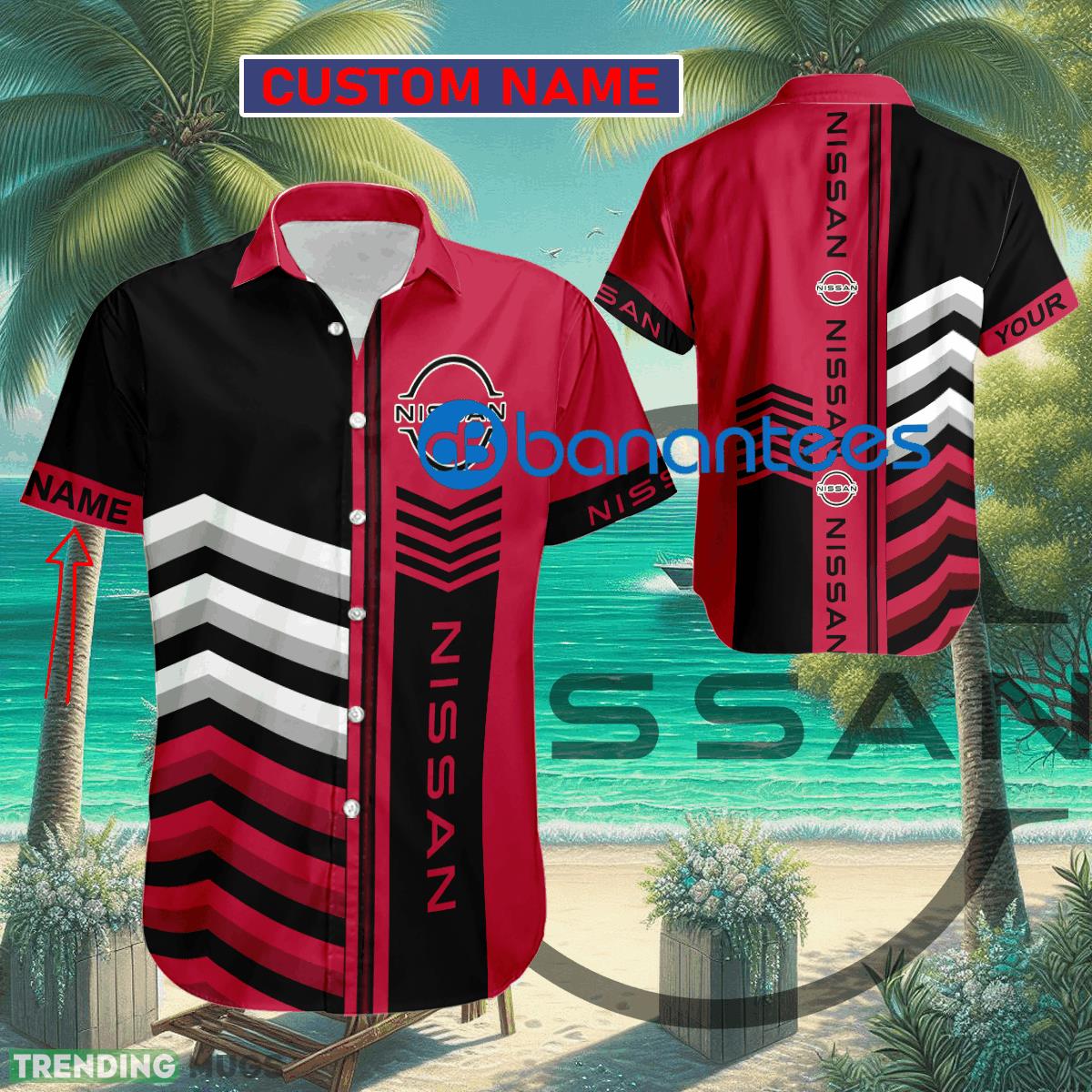 Car Racing Nissan Arrow Pattern Hawaiian Shirt New Custom Name Gift - Car Racing Nissan Arrow Pattern Hawaiian Shirt New Custom Name Gift Car Racing Nissan Arrow Pattern Hawaiian Shirt New Custom Name Gift - Car Racing Nissan Arrow Pattern Hawaiian Shirt New Custom Name Gift
