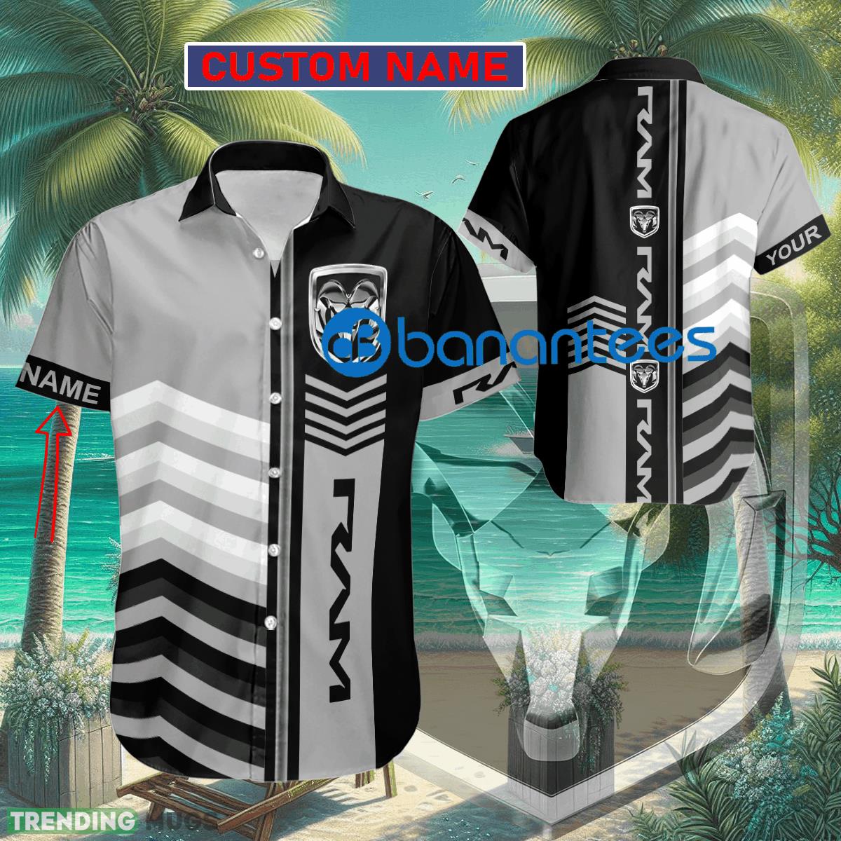 Car Racing RAM Pickup Truck Arrow Pattern Hawaiian Shirt New Custom Name Gift - Car Racing RAM Pickup Truck Arrow Pattern Hawaiian Shirt New Custom Name Gift Car Racing RAM Pickup Truck Arrow Pattern Hawaiian Shirt New Custom Name Gift - Car Racing RAM Pickup Truck Arrow Pattern Hawaiian Shirt New Custom Name Gift