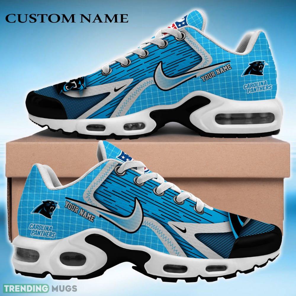 Carolina Panthers NFL Teams Custom Name Air Cushion Sports Shoes New Version Gift Sneakers Running Shoes Carolina Panthers NFL Teams Custom Name Air Cushion Sports Shoes New Version Gift Sneakers Running Shoes