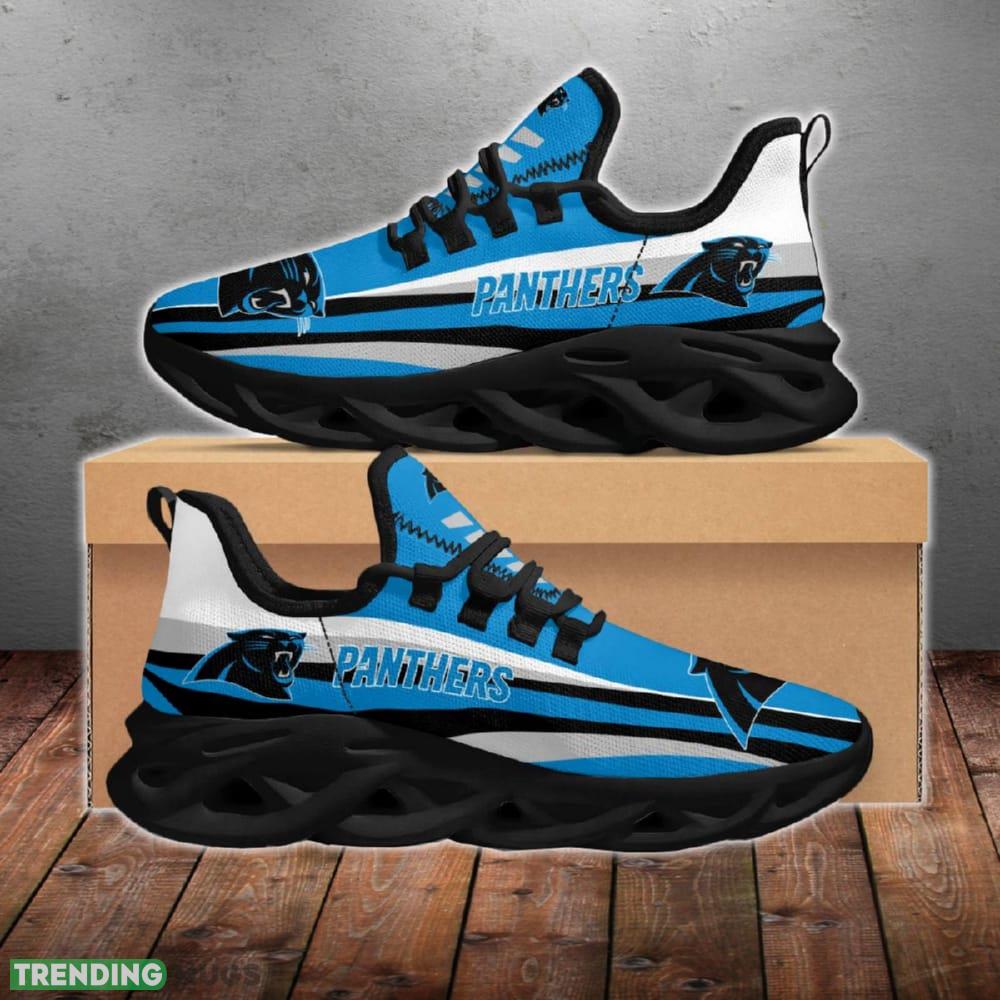 Carolina Panthers Visual Chunky Shoes New Max Soul Sneakers Men Gift - Carolina Panthers Max Soul Running Shoes_1 Carolina Panthers Visual Chunky Shoes New Max Soul Sneakers Men Gift - Carolina Panthers Max Soul Running Shoes_1