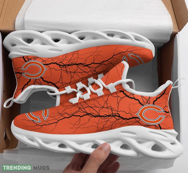 Chicago Bears Lightning Pattern Max Soul Shoes Expressive Sport Sneakers - Chicago Bears Lightning Pattern Max Soul Shoes_1